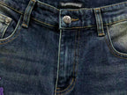 Blue & Purple Cross Patch Baggy Jeans™