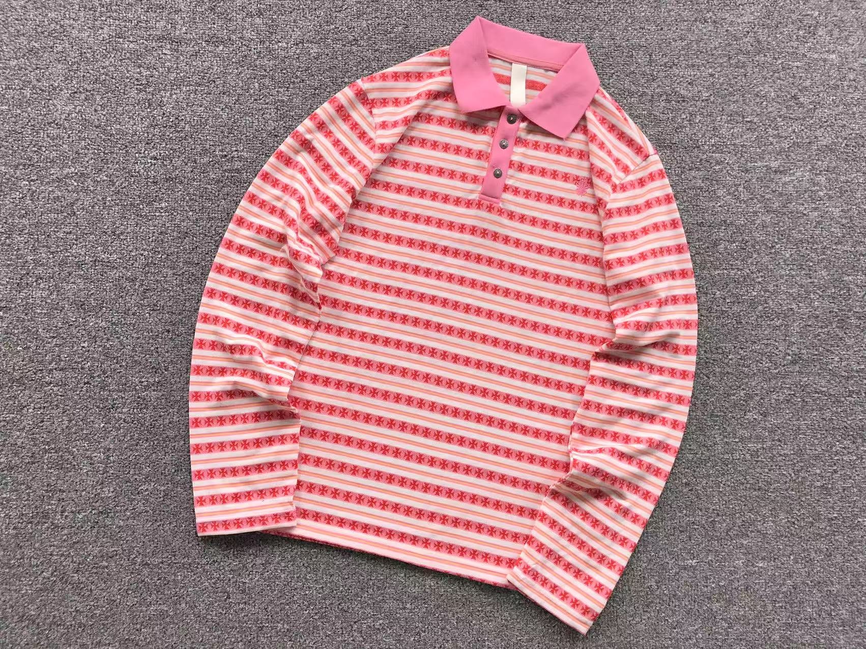 Mattyboy Cross Pattern Collar Longsleeve™