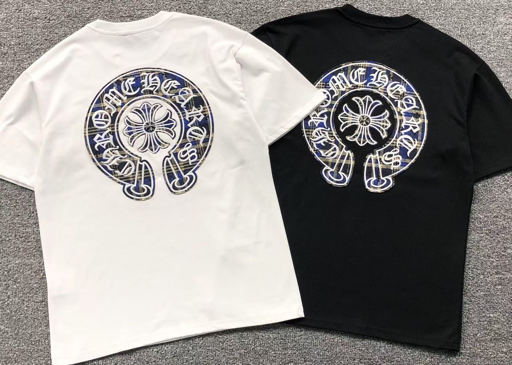Checkered Horseshoe Logo T-Shirt™