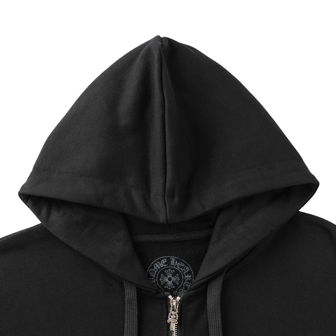 Multicolor Crosses Black Full Zip Hoodie™