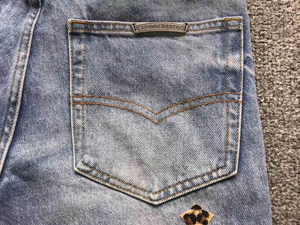 Mixed Cross Patch Denim Jeans™