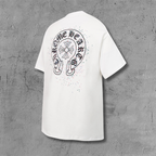 Paint Dots Yellow Horseshoe White T-Shirt™