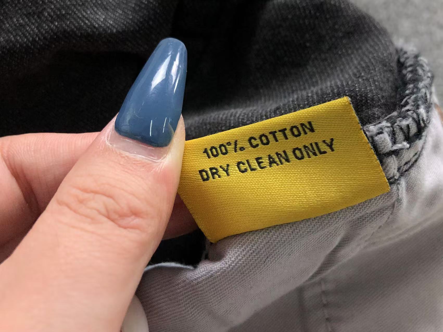 Black Cross Patch Two-Tone Grey Jeans™