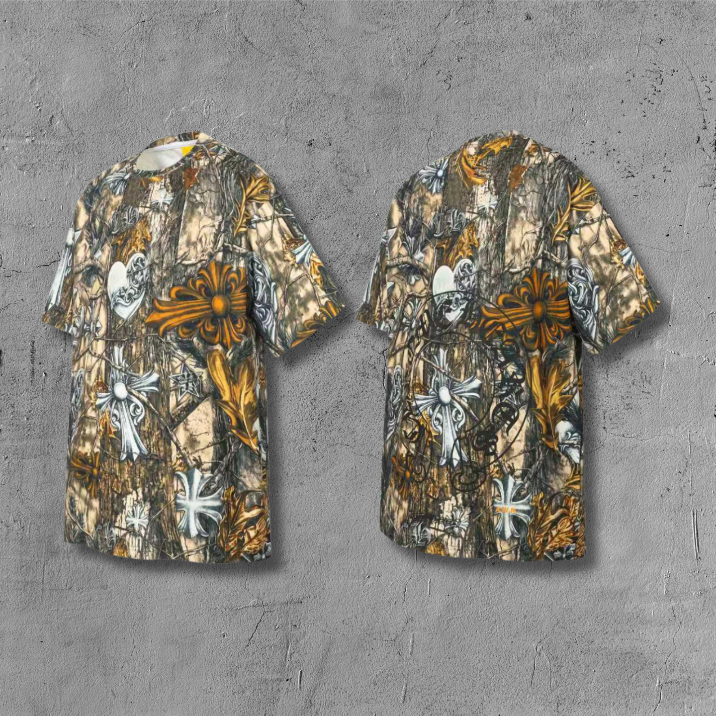 Camo Gothic Cross T-Shirt™
