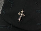 Metallic Cross Torn Fabric Baseball Cap™