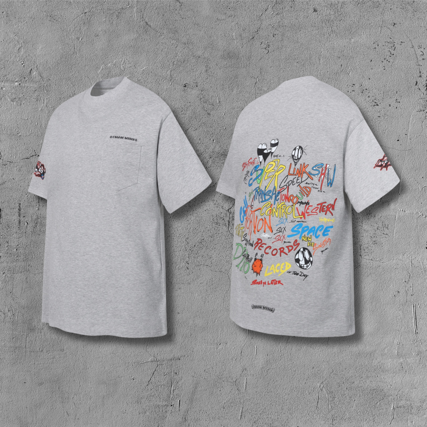 M-Boy Colored Text Grey T-shirt™