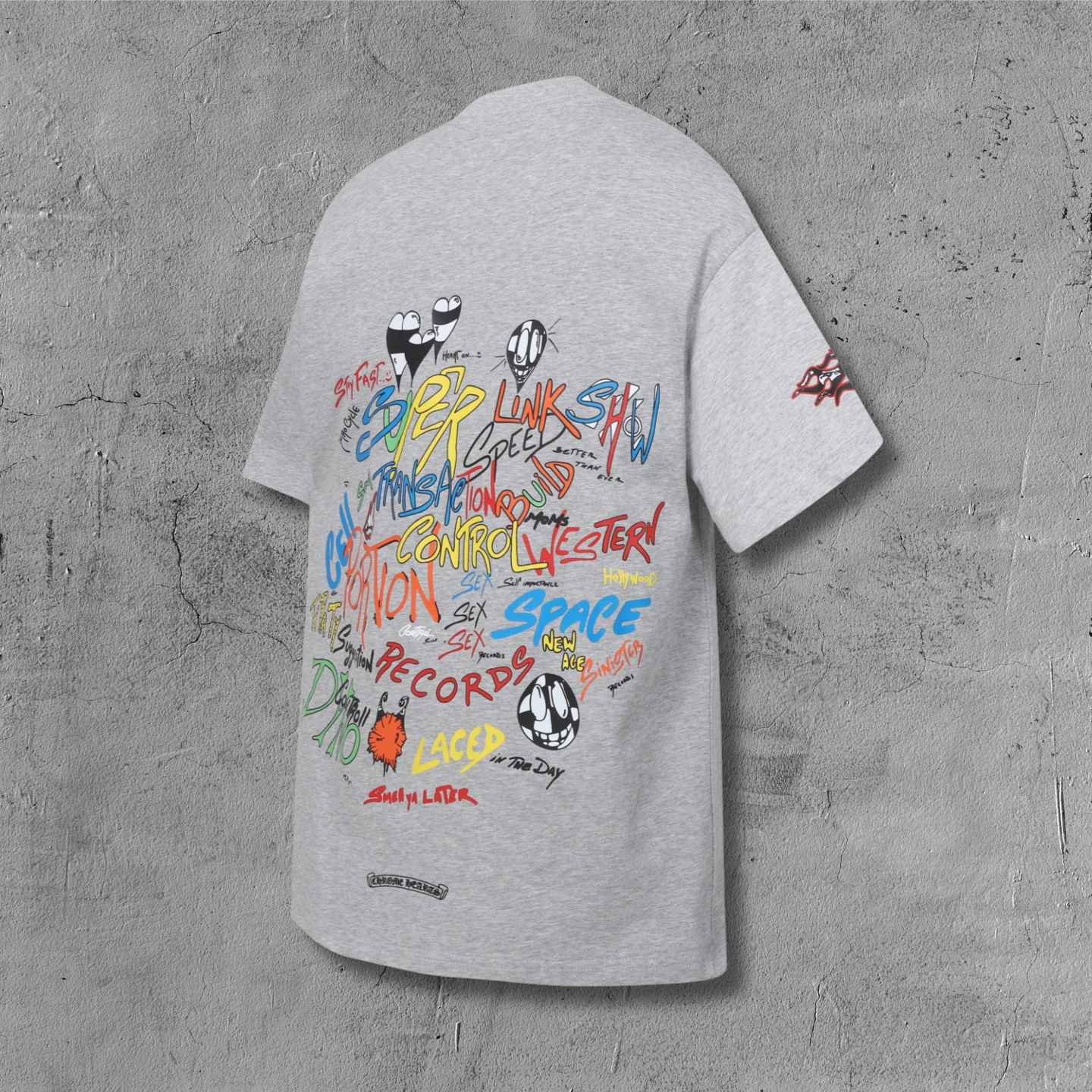 M-Boy Colored Text Grey T-shirt™