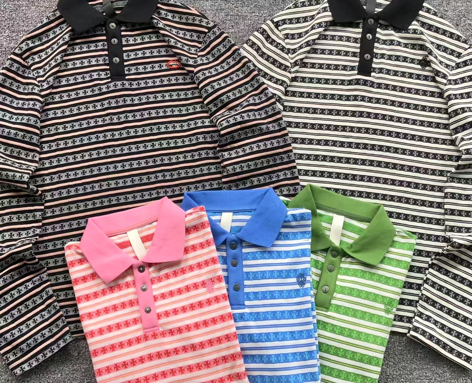 Mattyboy Cross Pattern Collar Longsleeve™