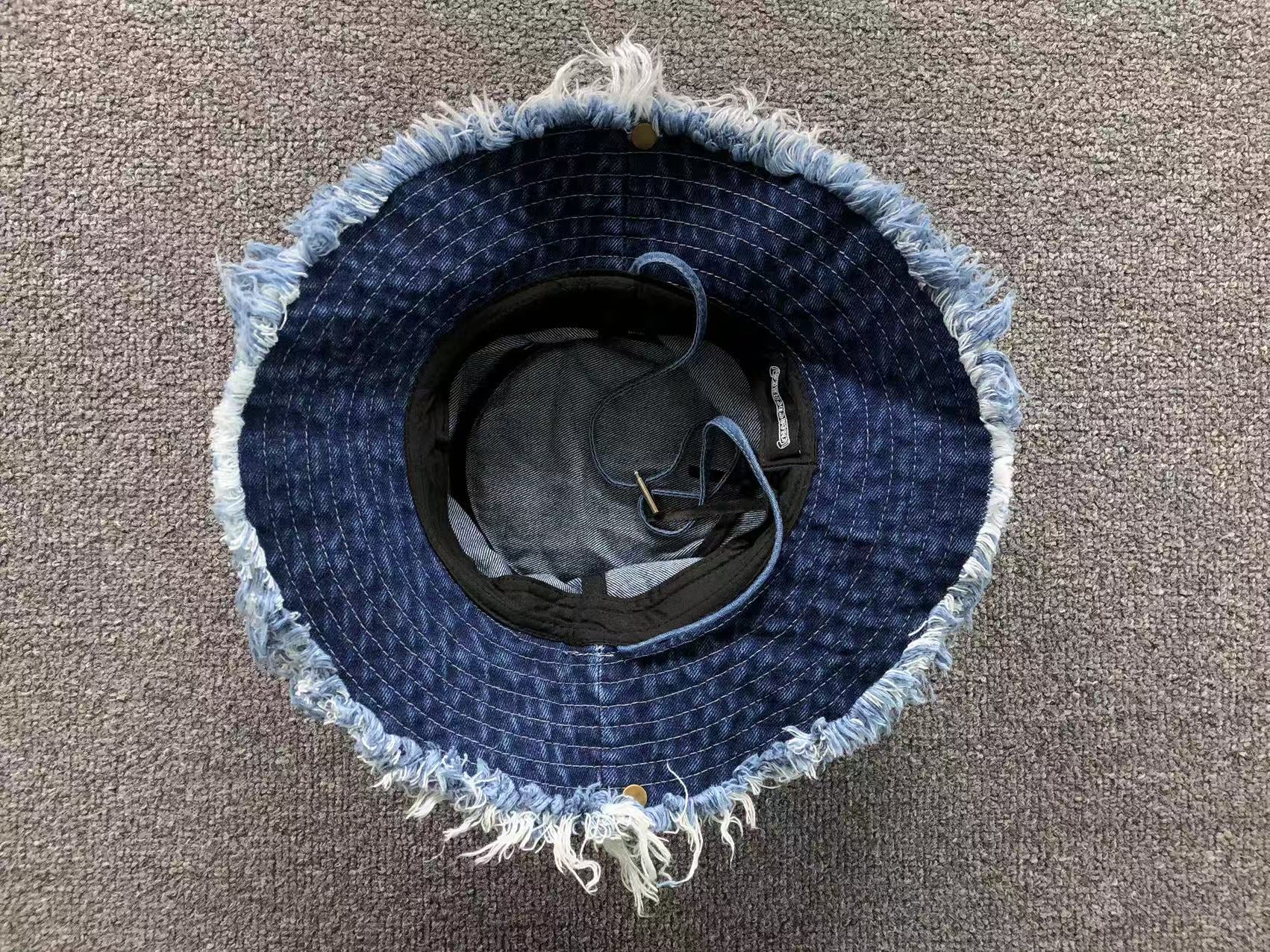 Torn Edge Denim Fisherman Hat™