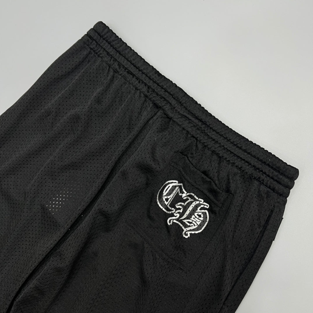 Black Mesh Sweatpants™