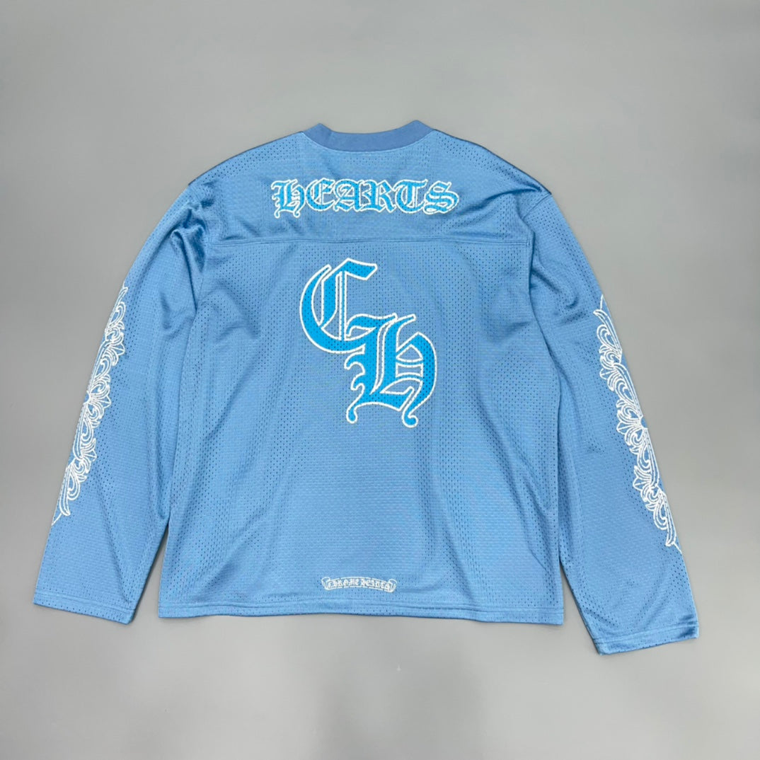 Light Blue Mesh Longsleeve Hockey Jersey™