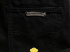 Yellow Cross Patch Black Denim Jeans™