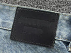 White Cross Patch Mixed-Denim Jeans™