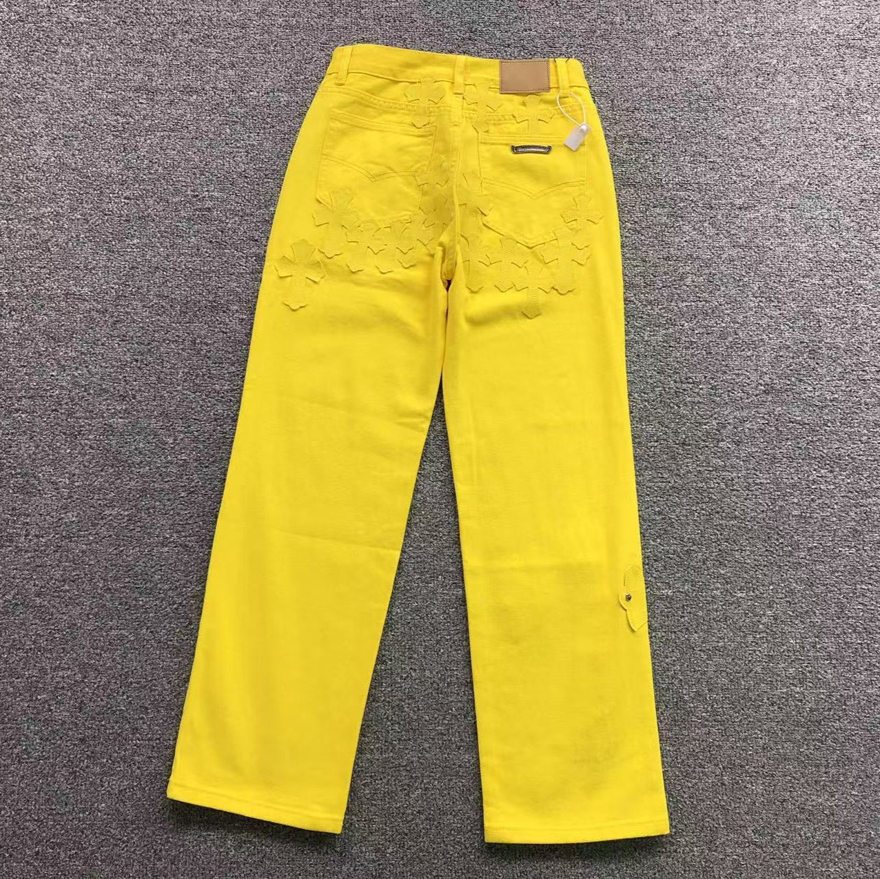 Yellow Cross Patch Yellow Denim Jeans™