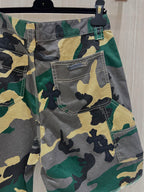 Black Cross Patch S*X Camo Shorts™