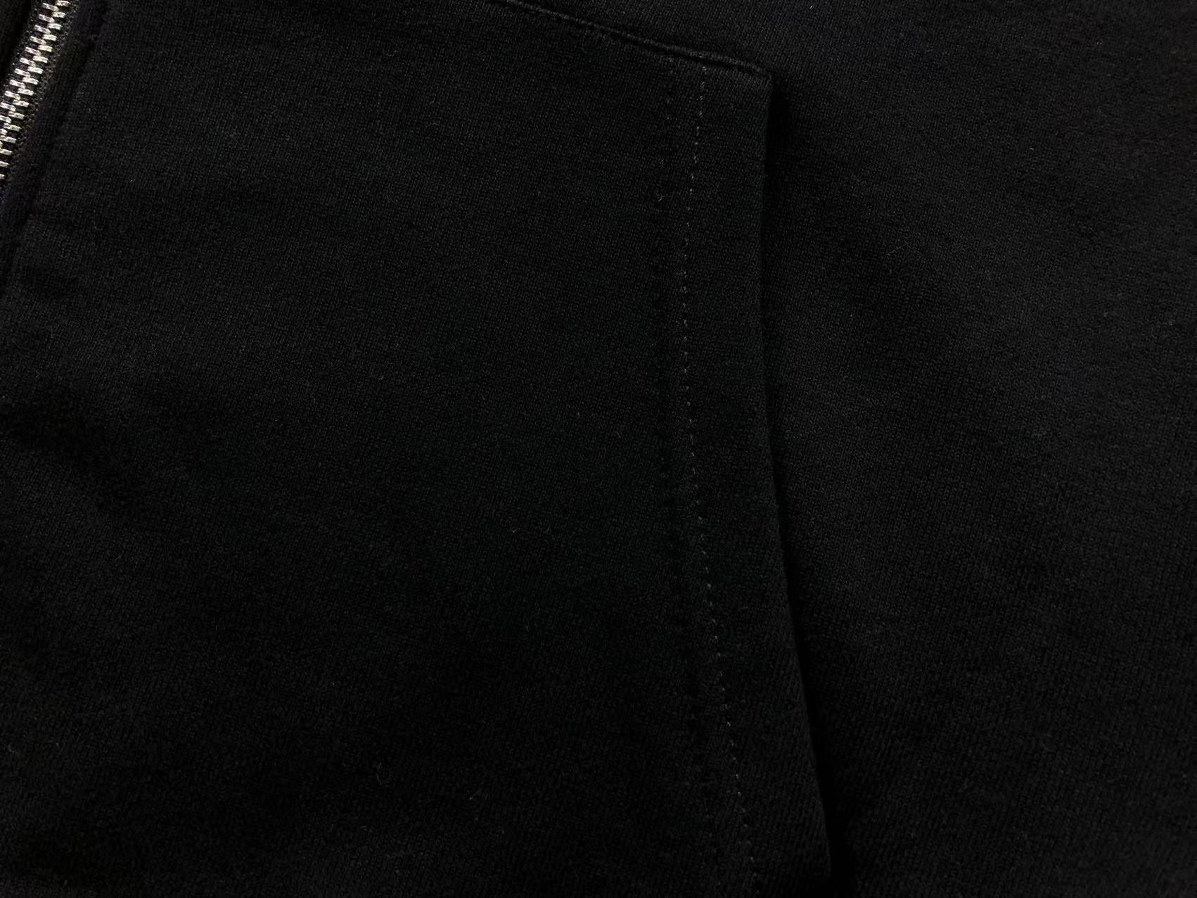 Horseshoe Los Angeles Black Full Zip Hoodie™