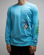 M-Boy Brain New Blue Long Sleeve™