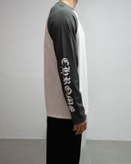 Typography Logo Grey & White Long Sleeve™