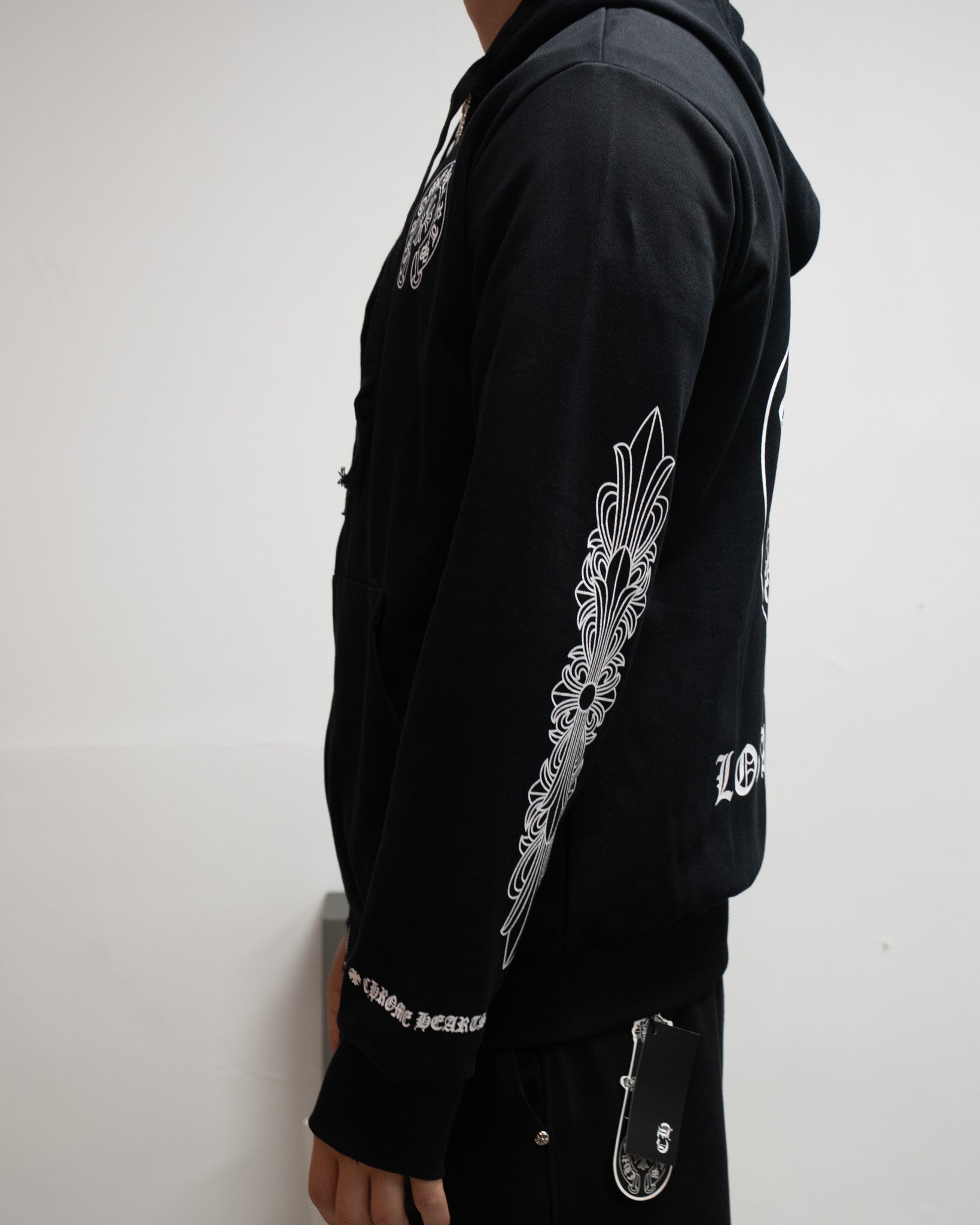 Horseshoe Los Angeles Black Full Zip Hoodie™