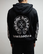 Horseshoe Los Angeles Black Full Zip Hoodie™