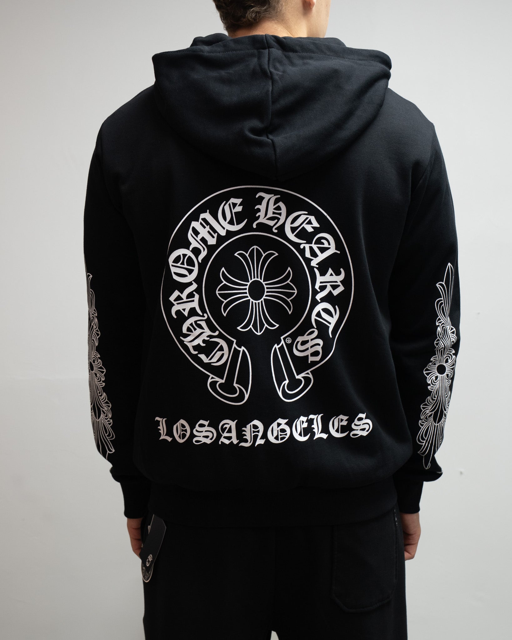 Horseshoe Los Angeles Black Full Zip Hoodie™