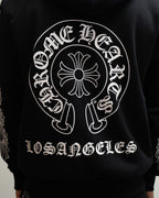 Horseshoe Los Angeles Black Full Zip Hoodie™