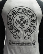 Horse Shoe Logo Grey & Black Long Sleeve™