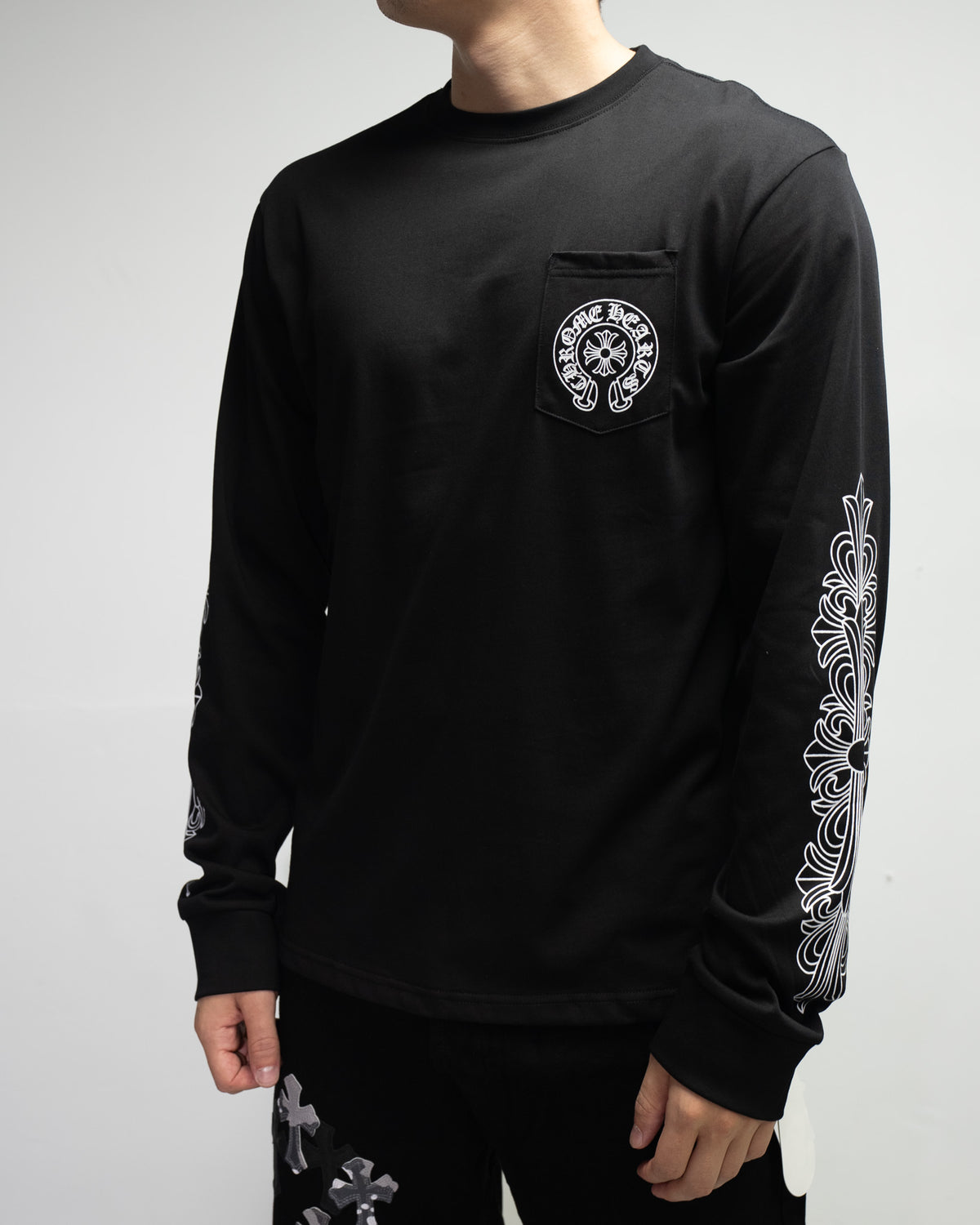 Horseshoe Logo Los Angeles Black/White Long Sleeve™