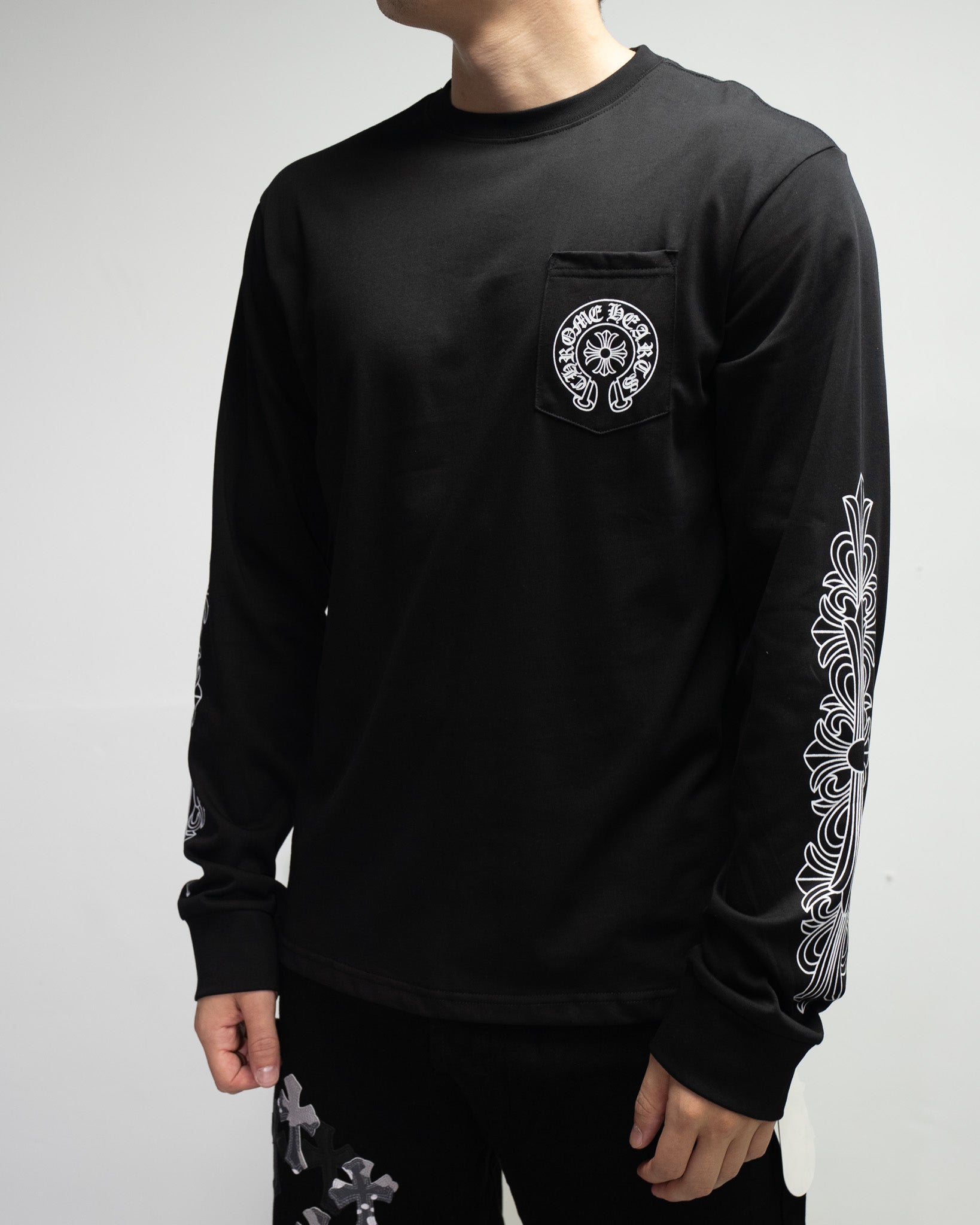 Horseshoe Logo Los Angeles Black/White Long Sleeve™