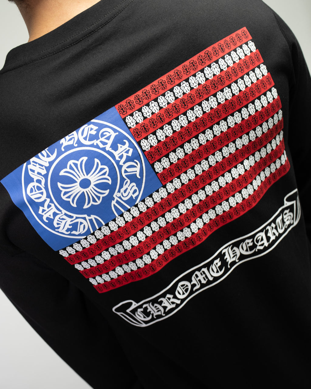 USA Flag Black Long Sleeve™