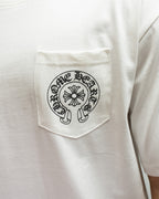 Horseshoe Logo Pocket Black/White T-Shirt™