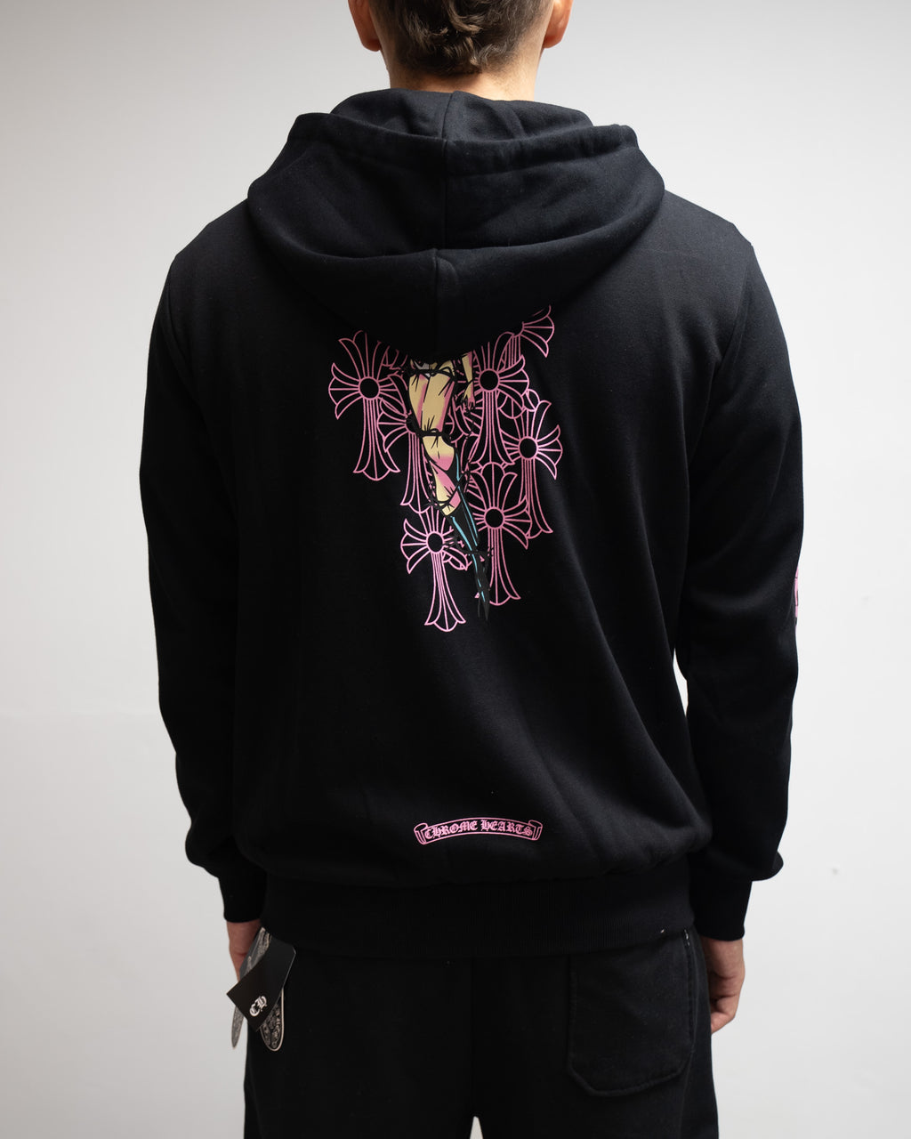 Pink Deadly Doll Black Full Zip Hoodie™