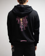 Pink Deadly Doll Black Full Zip Hoodie™