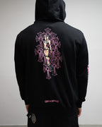 Pink Deadly Doll Black Full Zip Hoodie™