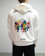 Multicolor Cross White Hoodie™