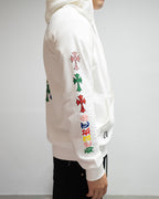 Multicolor Cross White Hoodie™