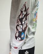M-Boy Colored Text Grey Long Sleeve™