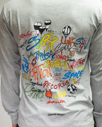 M-Boy Colored Text Grey Long Sleeve™