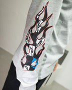 M-Boy Colored Text Grey Long Sleeve™