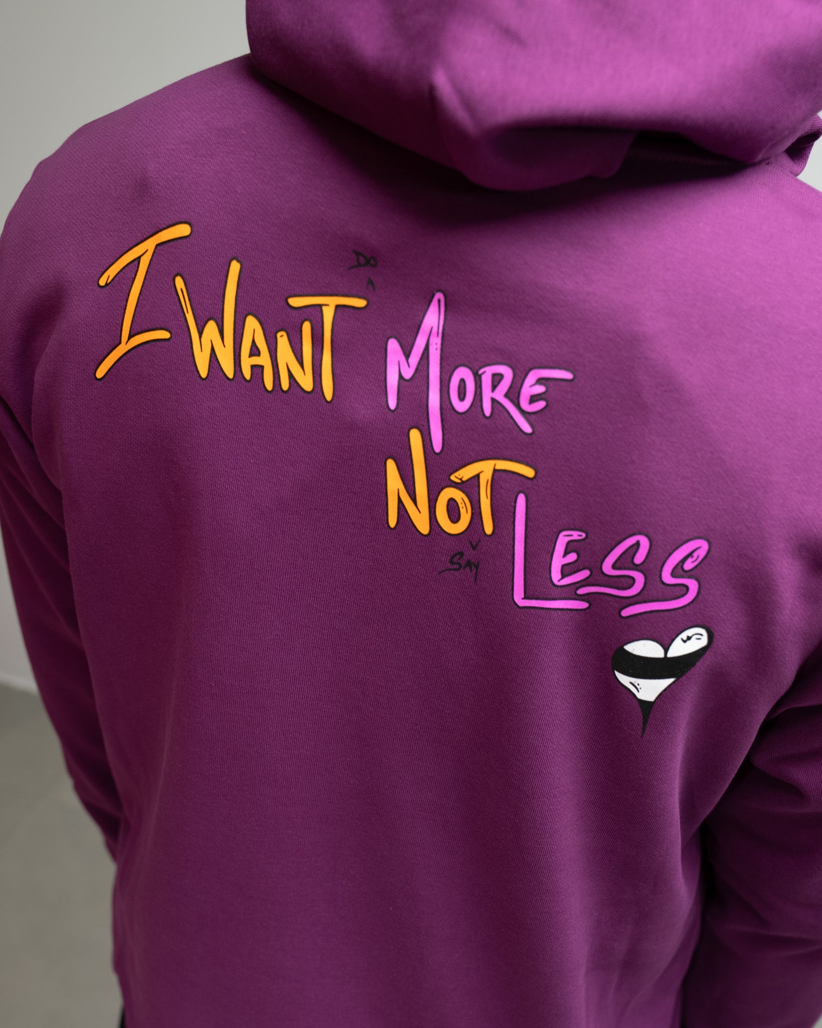 M-Boy I Want More Not Less Purple Hoodie™