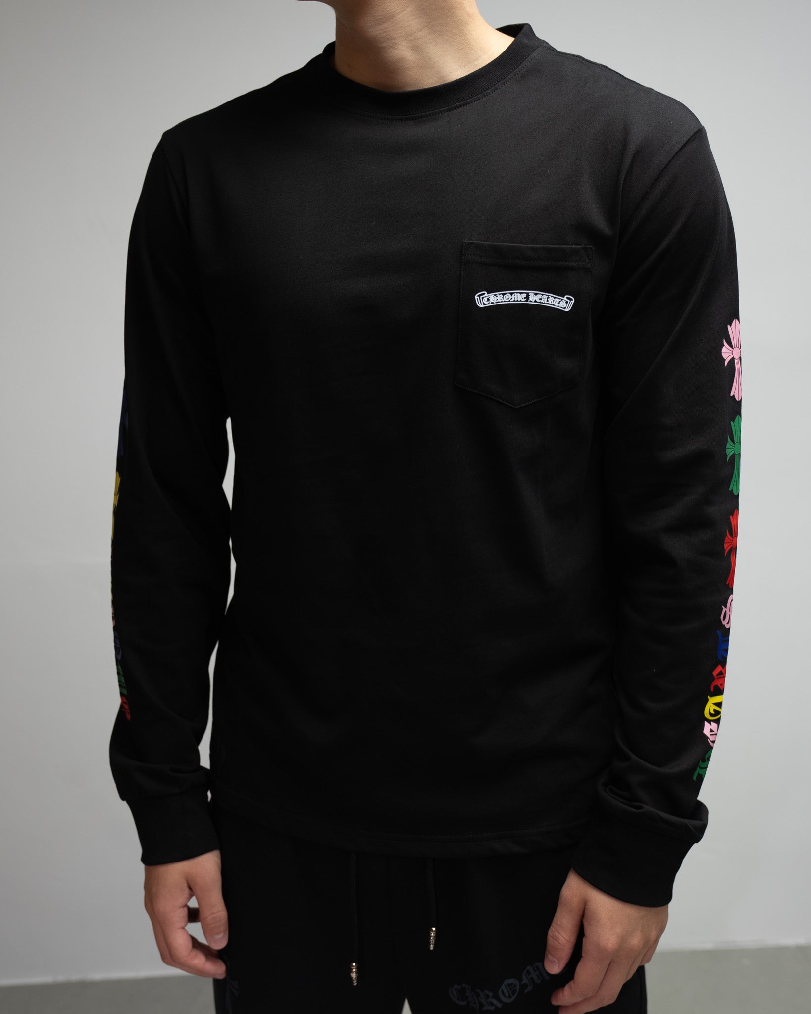 Multicolor Crosses Black Long Sleeve™