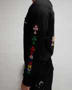 Multicolor Crosses Black Long Sleeve™