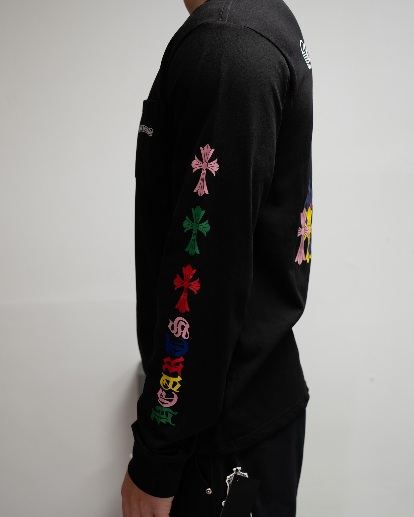 Multicolor Crosses Black Long Sleeve™
