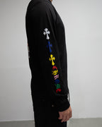 Multicolor Crosses Black Long Sleeve™