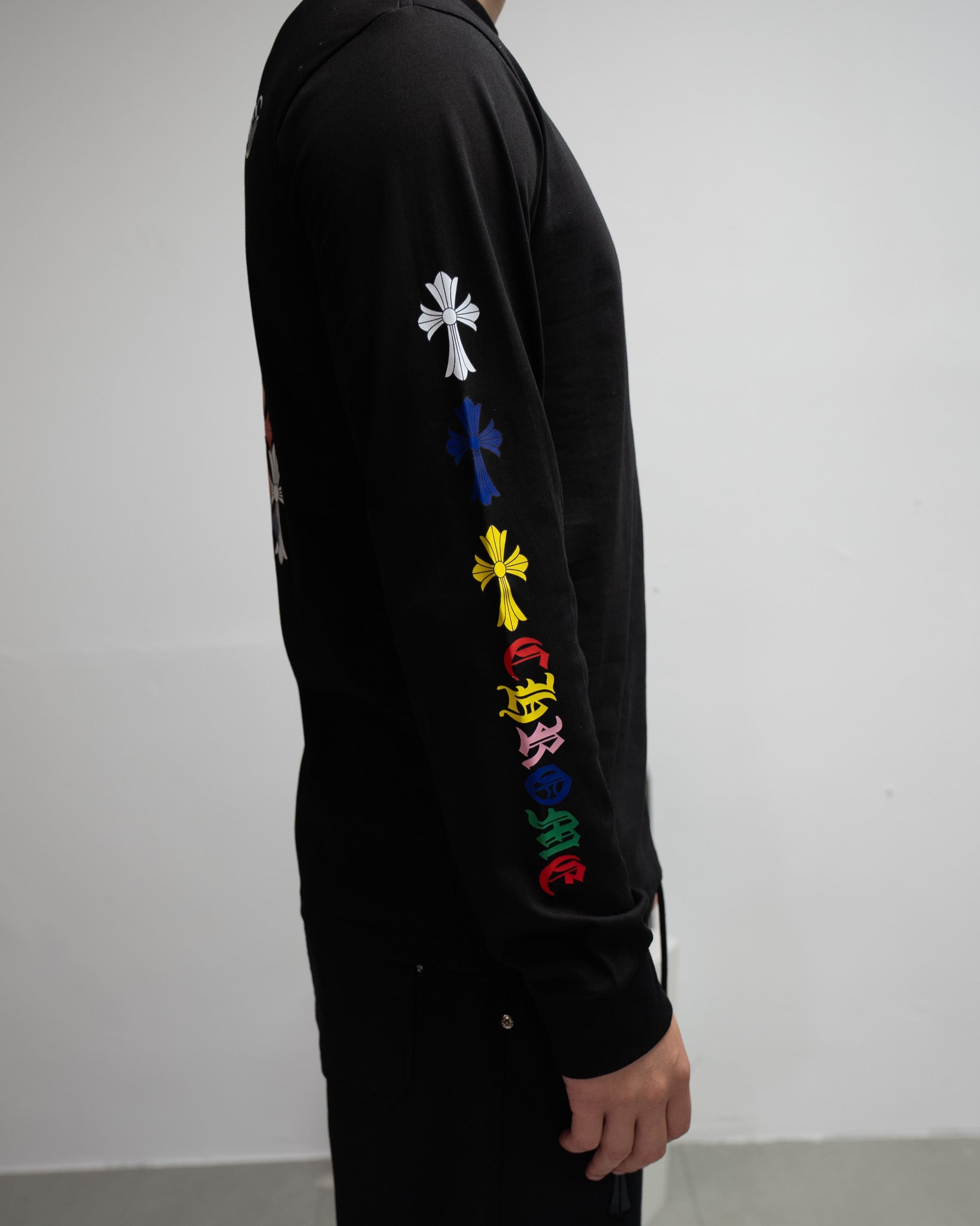 Multicolor Crosses Black Long Sleeve™
