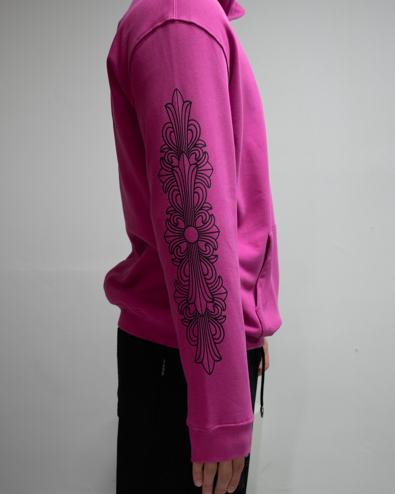 Spider Web Graphic Pink Hoodie™