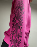 Spider Web Graphic Pink Hoodie™