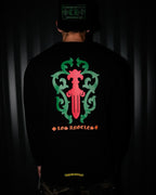 Red & Green Dagger Crest Black Long Sleeve™