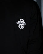 White Dagger Crest Black Long Sleeve™