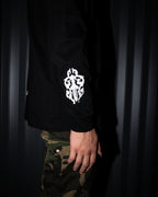 White Dagger Crest Black Long Sleeve™